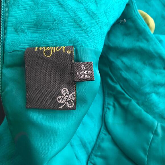 Taylor Women's Green Sleeveless Sheath Dress 6 - Picture 3 of 7